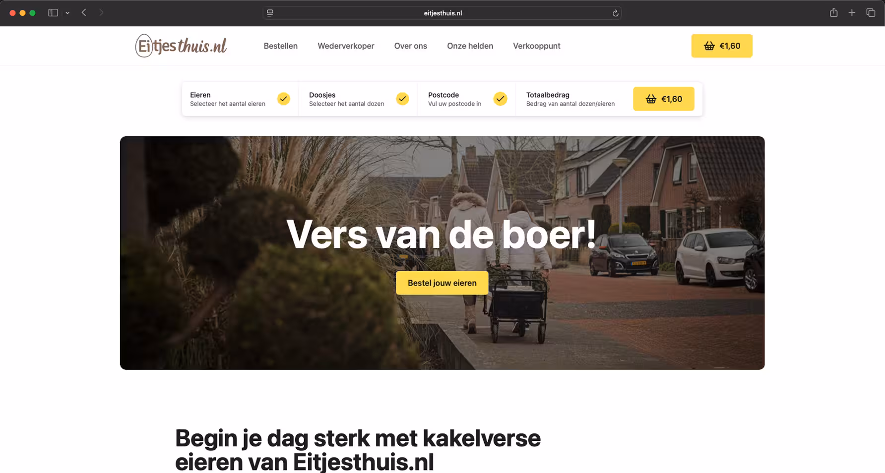 Eitjesthuis Case Header homepage