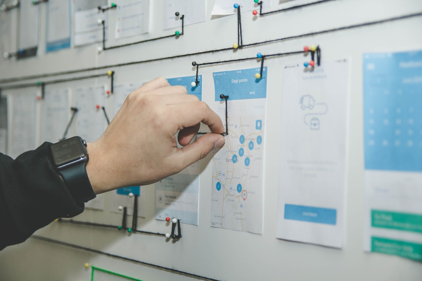 Website ontwikkelen wireframe en design planning